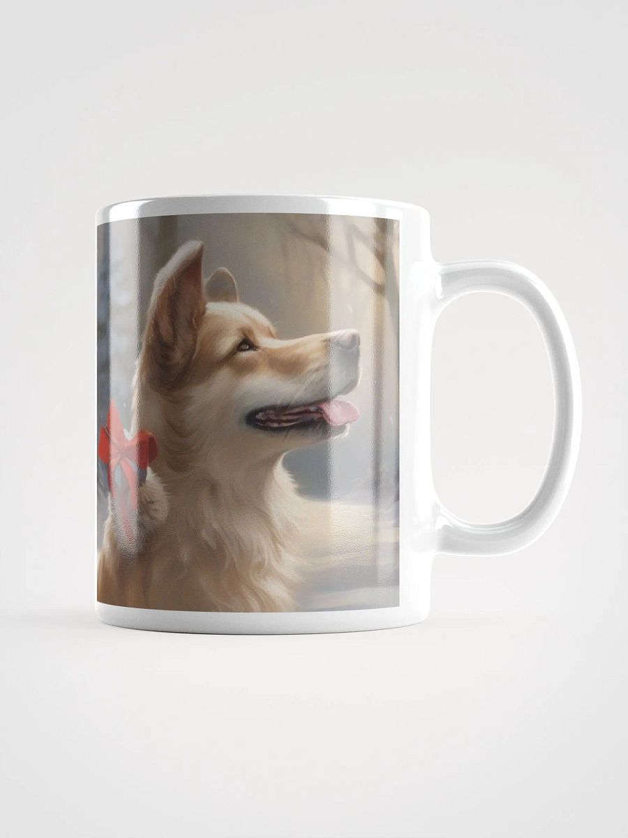 548-Mugs with Dog-Mugs, White Glossy Mug-Ceramic--Furry Festivity: A Magical Christmas Companion product image (5)