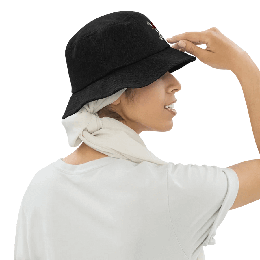 Quirky Skull Denim Bucket Hat product image (10)