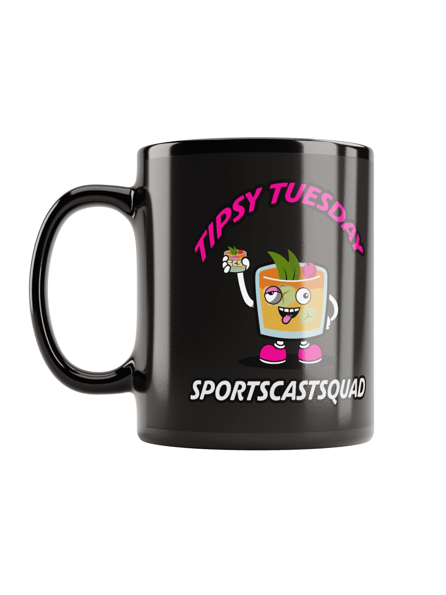 TIPSY TUESDAY "COCKY" BLACK MUG product image (6)