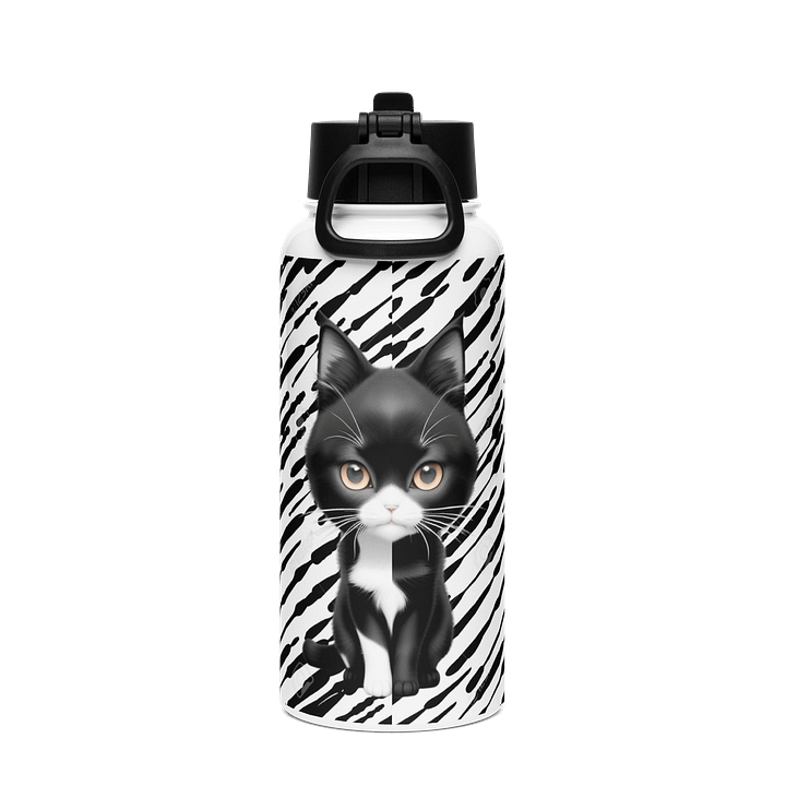 Buddy Stainless Steel Water Bottle with a Straw Lid product image (2)