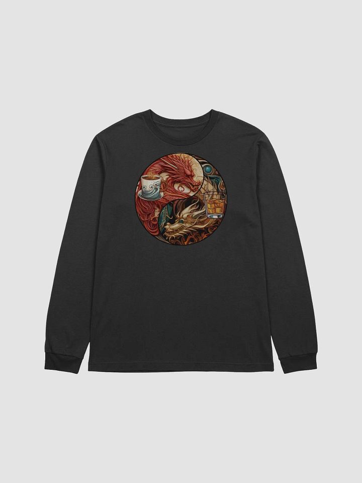 Yin Yang | Coffee Whiskey | Chinese Dragons L/S Tee product image (2)