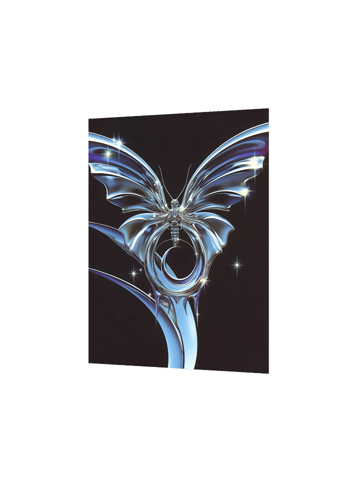 Metallic Butterfly Matte Poster product image (9)