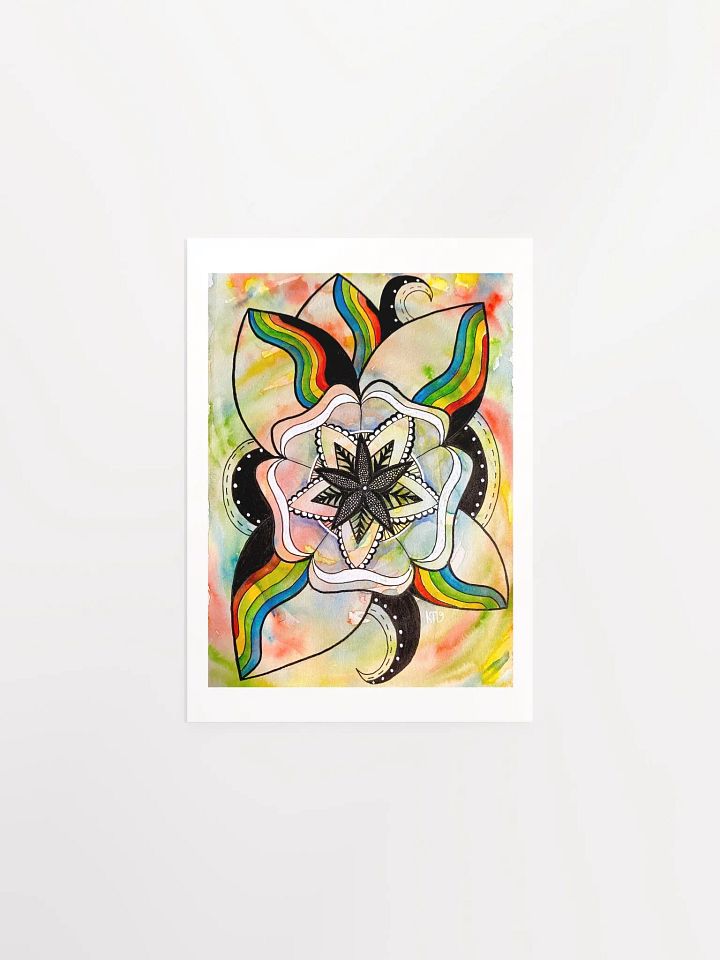 Cosmic Bloom Matte Poster product image (3)