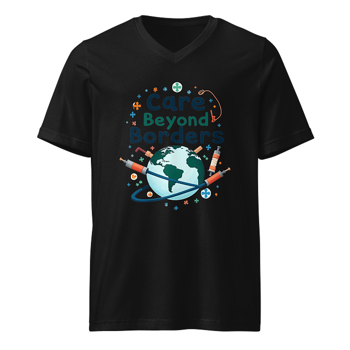 Care Beyond Borders V-Neck Tee product image (1)