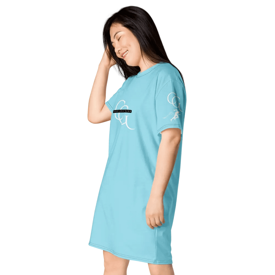 CG Light Blue T- Shirt Dress product image (3)