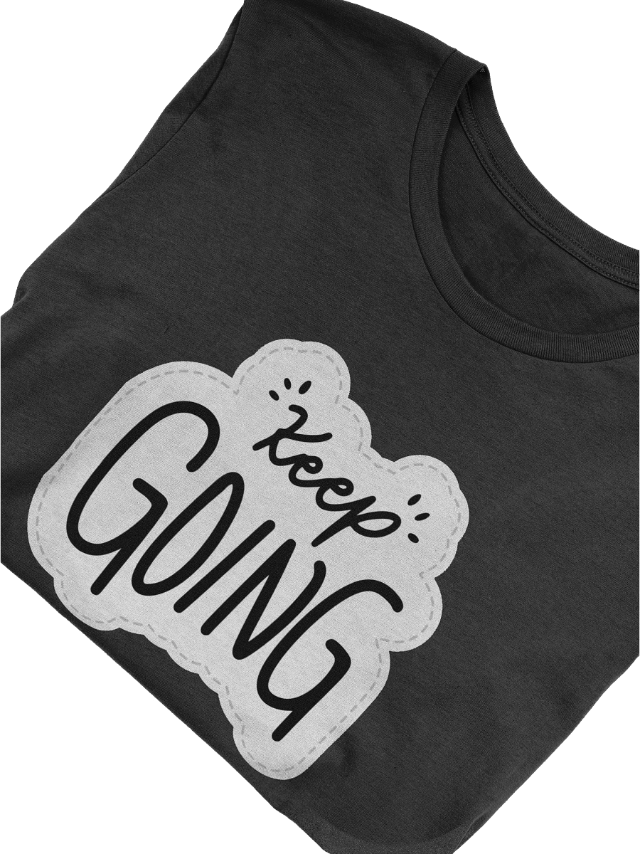 Keep Going Black Unisex T-Shirt product image (9)