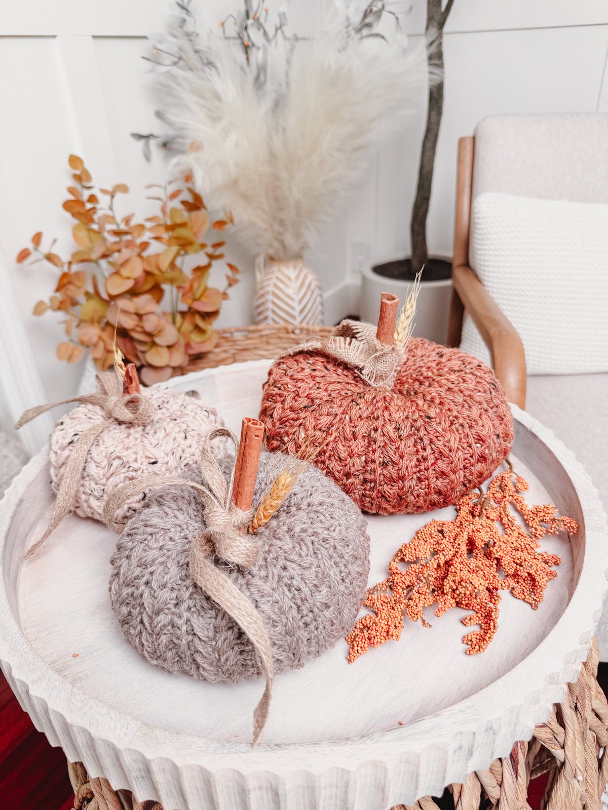 Wheat Stitch Crochet Pumpkin Pattern product image (7)