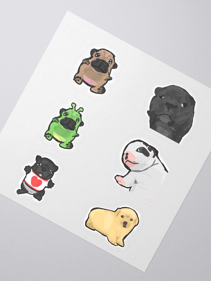 PIBBLE AND FRIENDS STICKER PACK product image (2)