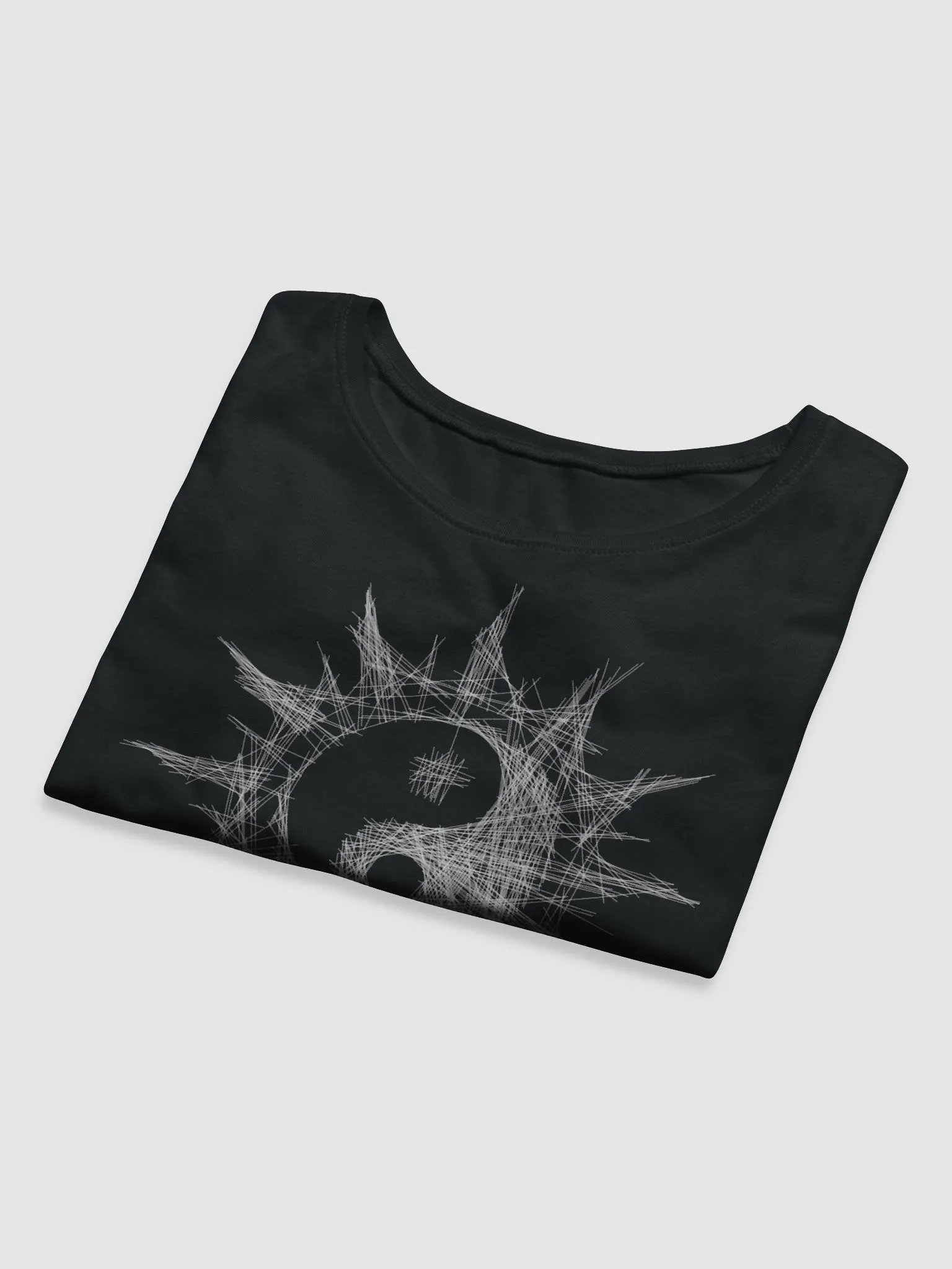 Radiant Geometric Sun Women's Crop Tee product image (8)