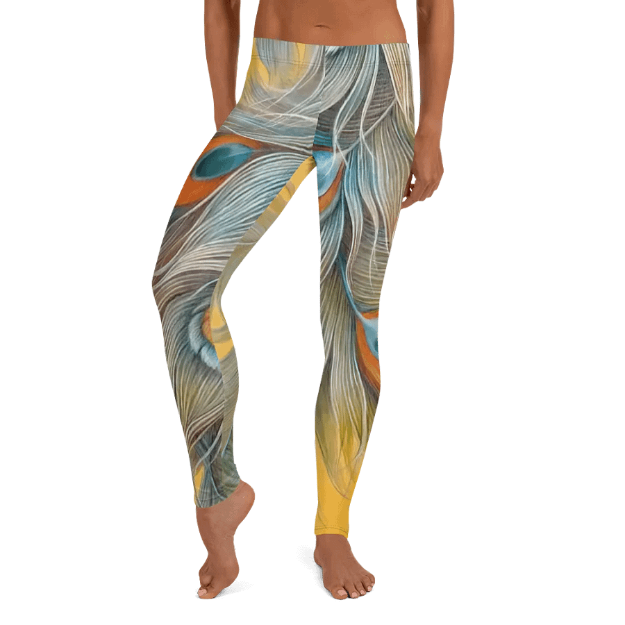 Peacock Feathers Paradise Leggings product image (9)