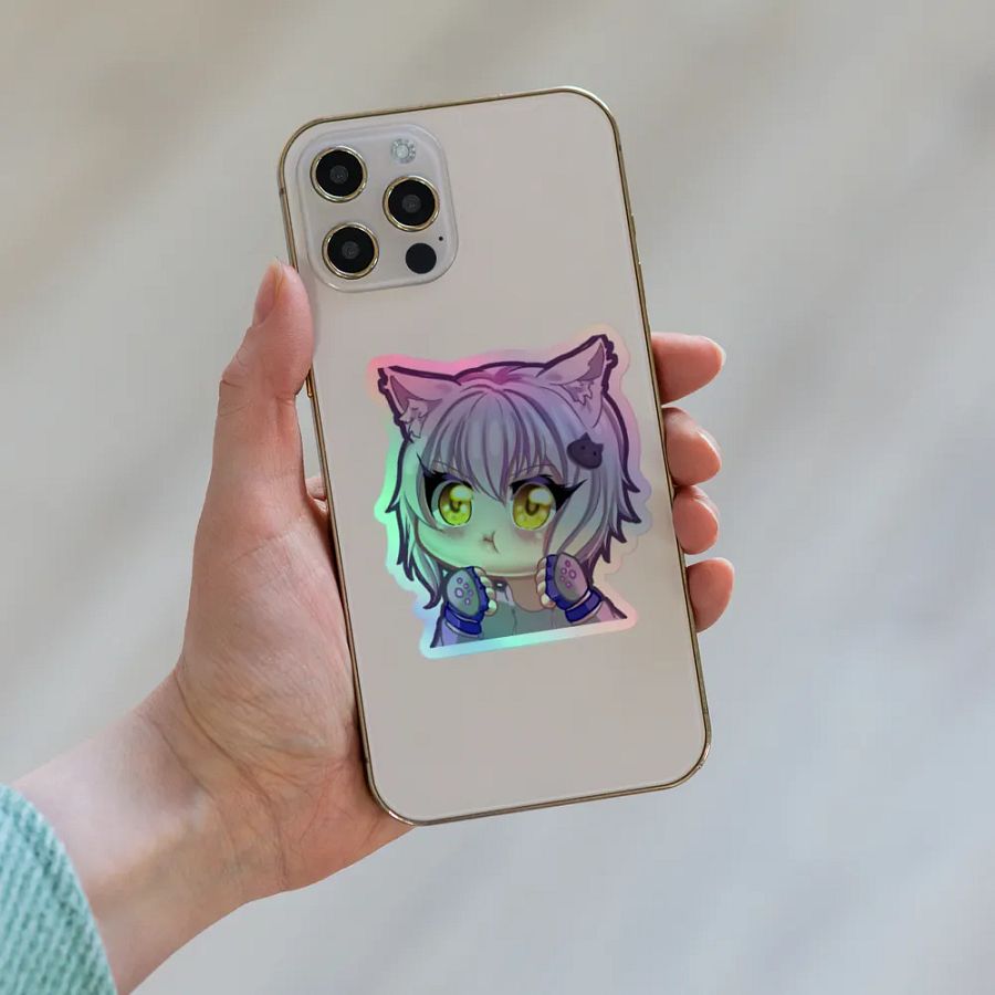 Koneko Pout Sticker product image (8)