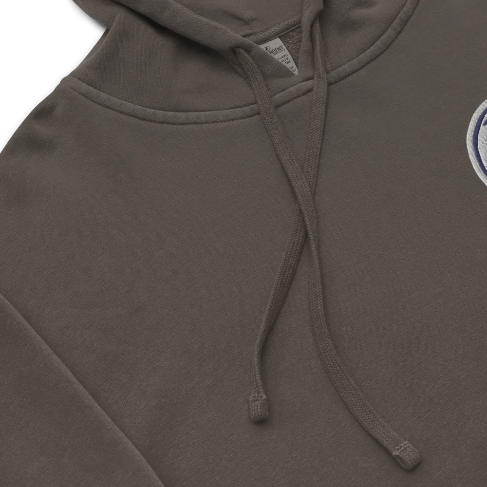 In My Head (L.C. navy bubble design) embroidered pigment hoodie product image (8)