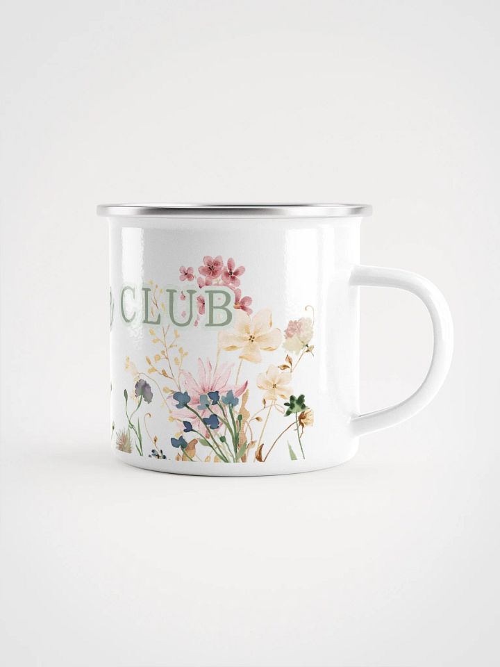 Stay Home Club WILDFLOWER Enamel Mug - Ich bleib heute zuhause - Geschenkidee für die beste Freundin product image (2)