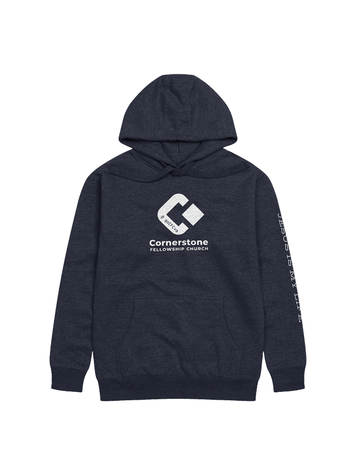 Cotton Heritage Premium Hoodie | Jesus is my life product image (1)