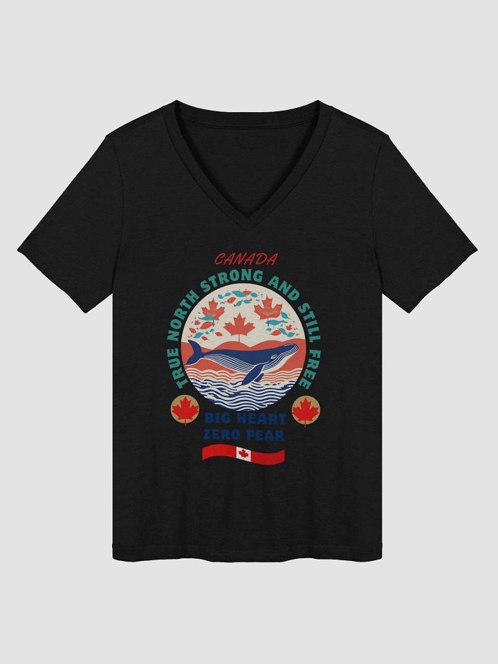 True North Whale Women's V-Neck Tee product image (14)