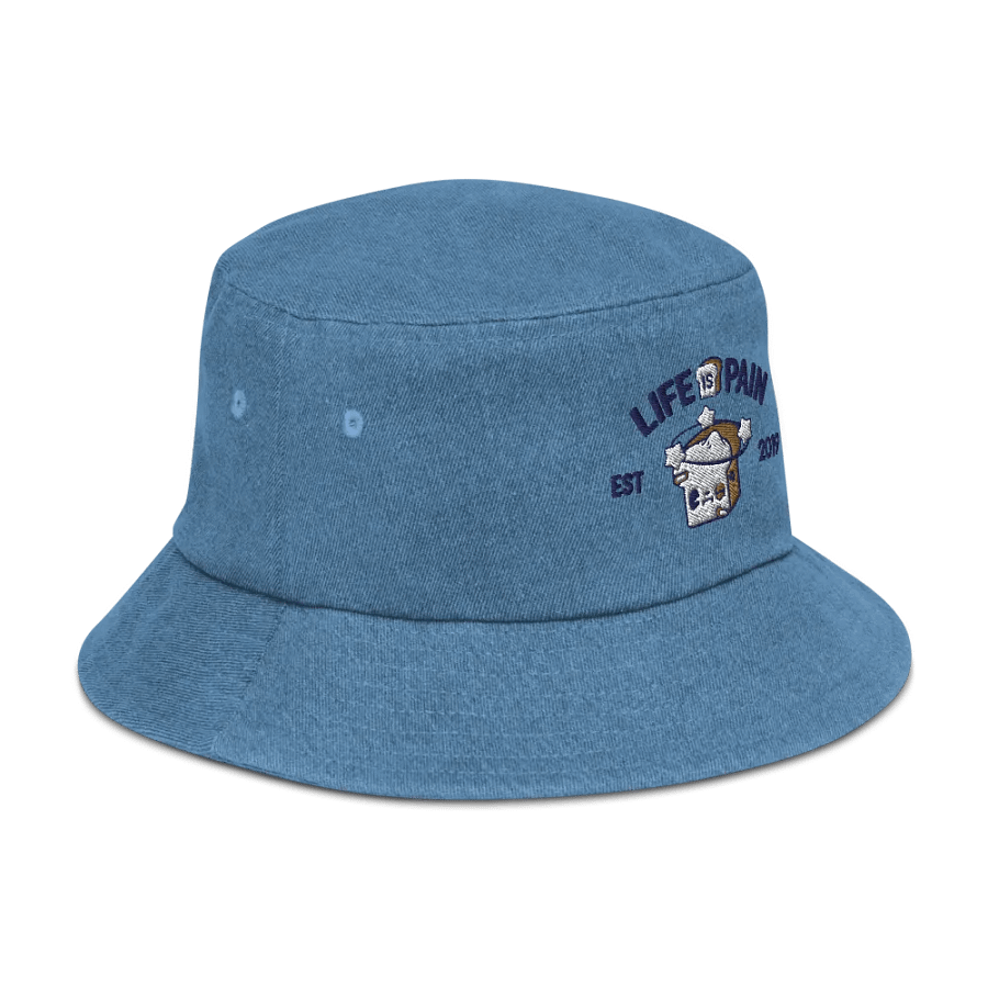 Life is Pain Denim Bucket Hat product image (16)