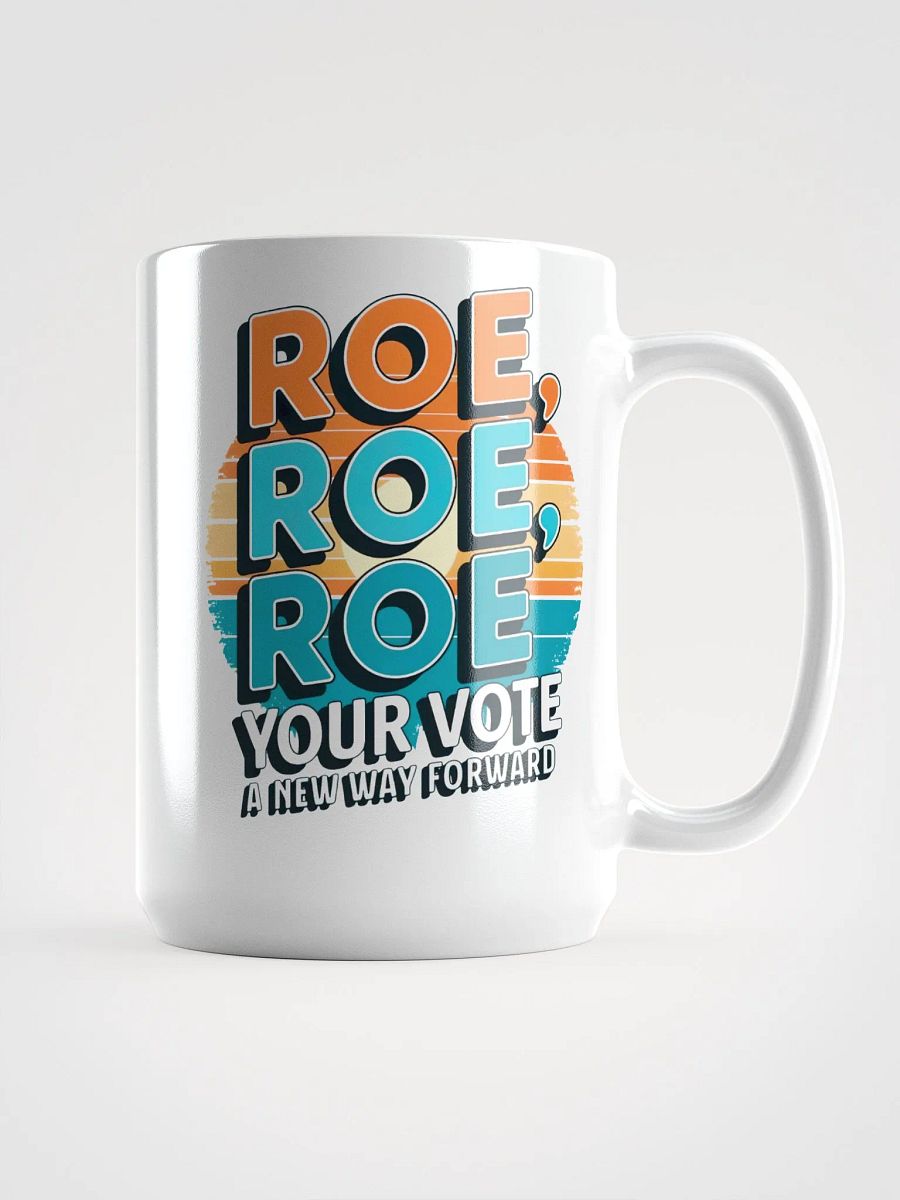 ROE YOUR VOTE Retro Sunset Mug product image (1)