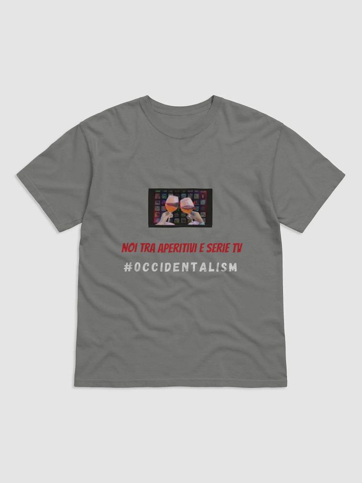 T-SHIRT "APERITIVI E SERIE TV" - #OCCIDENTALISM product image (2)