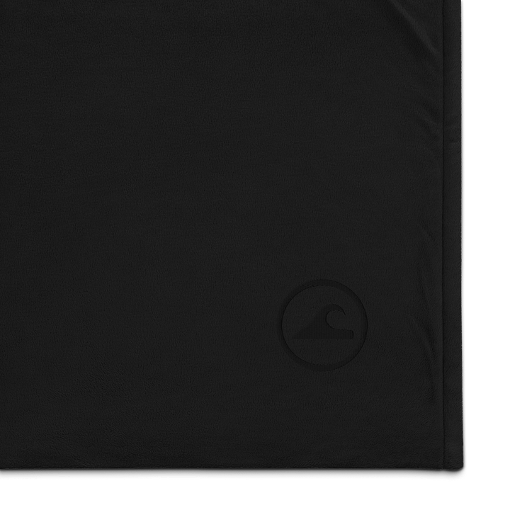 Wave Rider Port Authority Embroidered Premium Sherpa Blanket (Blackout) product image (1)