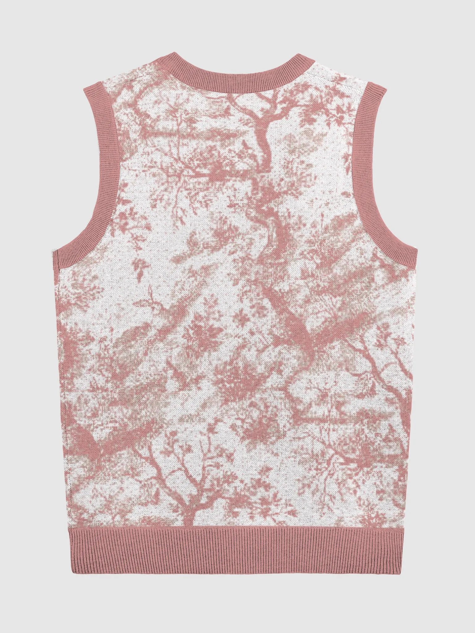 Marbled Cozy V-Neck Vest product image (19)