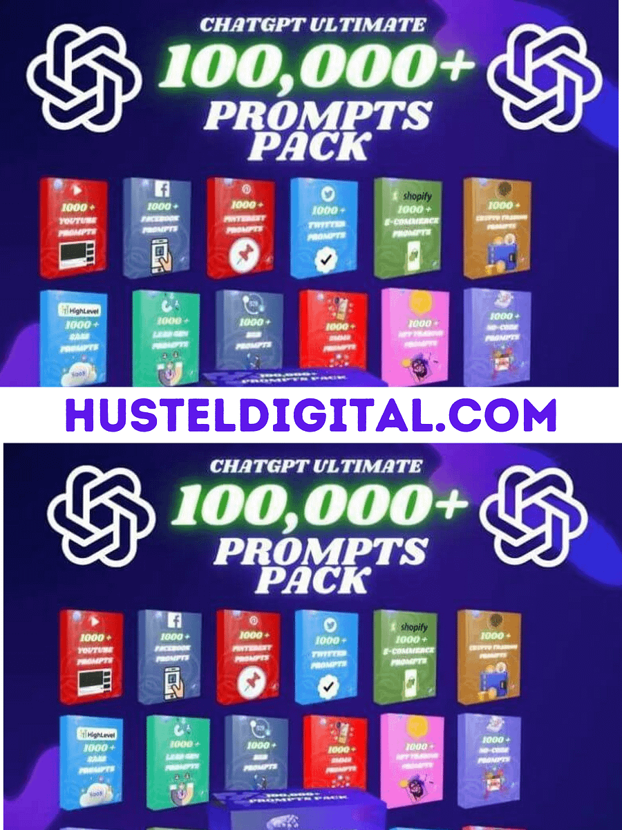 100,000+ Ultimate ChatGPT Prompts Pack product image (1)