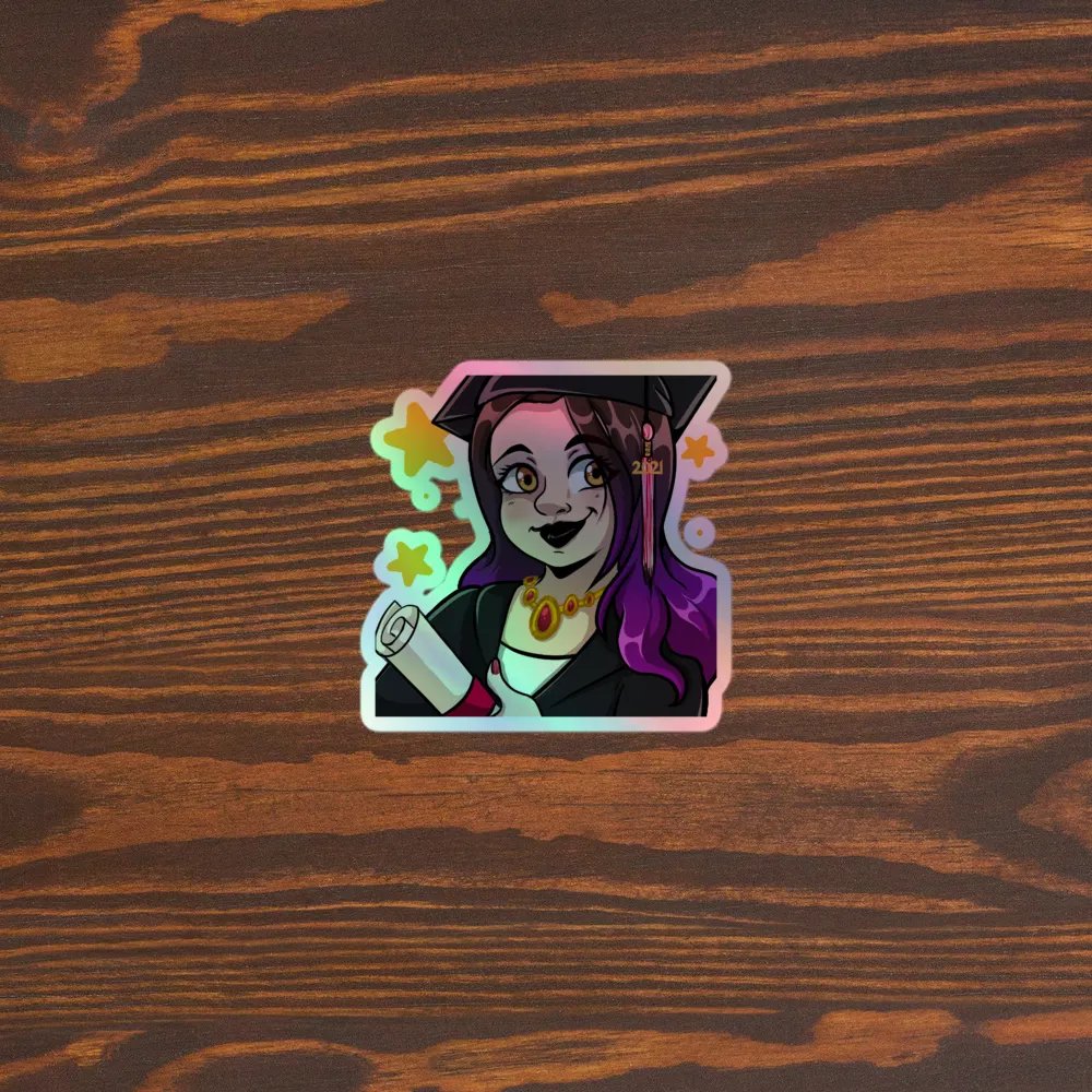 Big Brain Smarts- Holographic Sticker Set product image (5)