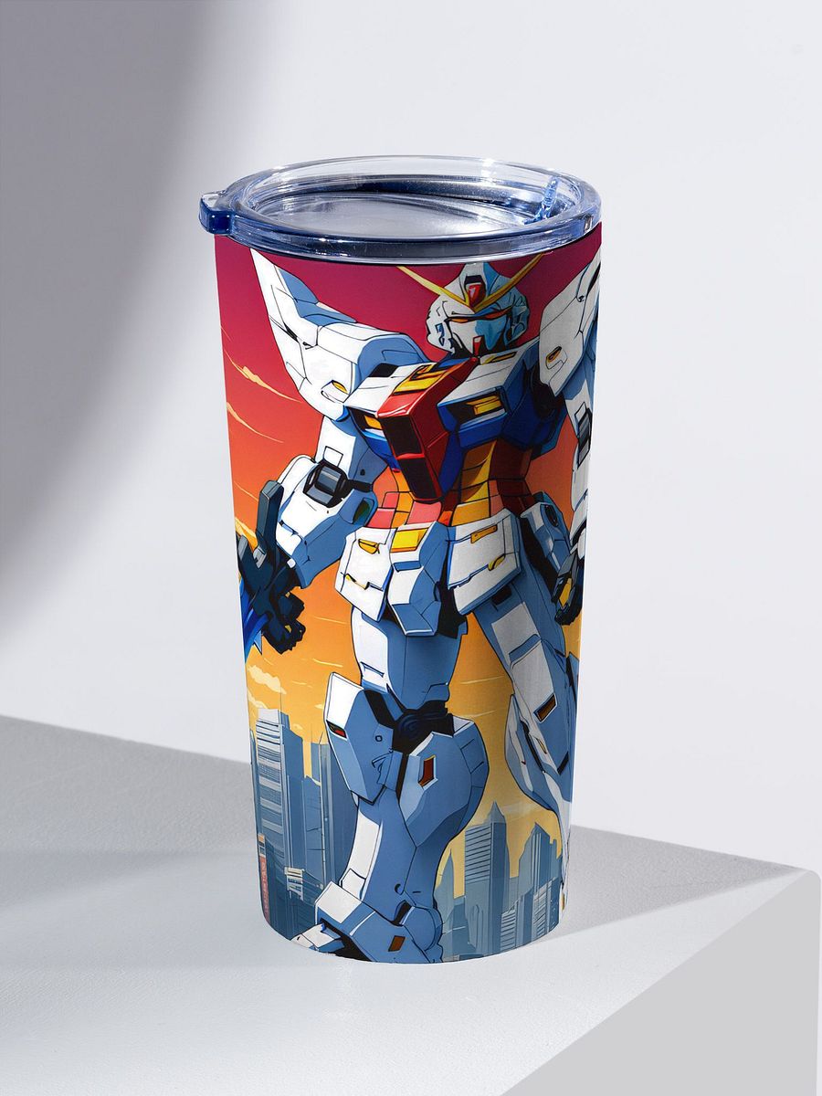 Anime Mecha Warrior 20 oz Stainless Steel Tumbler product image (3)