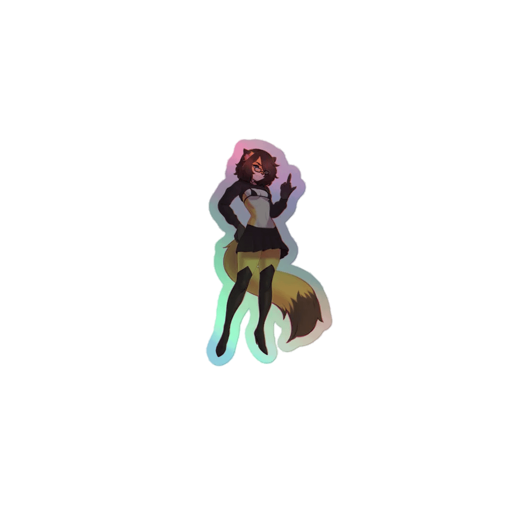 Kuro's Finger Holographic Sticker product image (1)