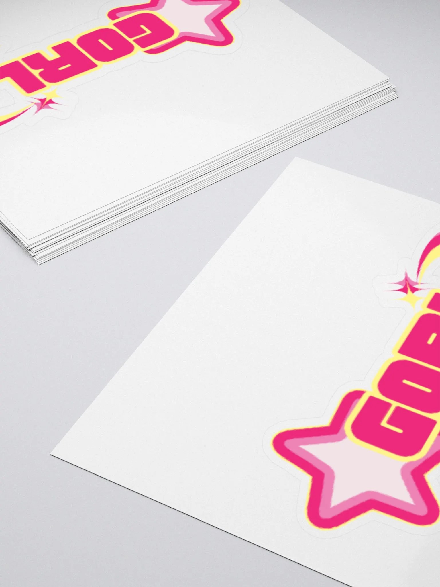 Whimsical GORL Kiss Cut Stickers product image (12)