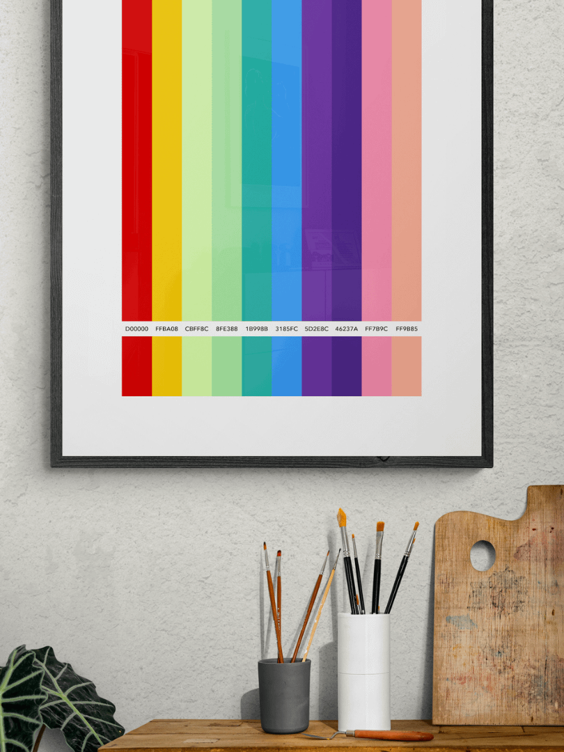 COLOR PALETTE 011 • WALLART DECOR product image (5)