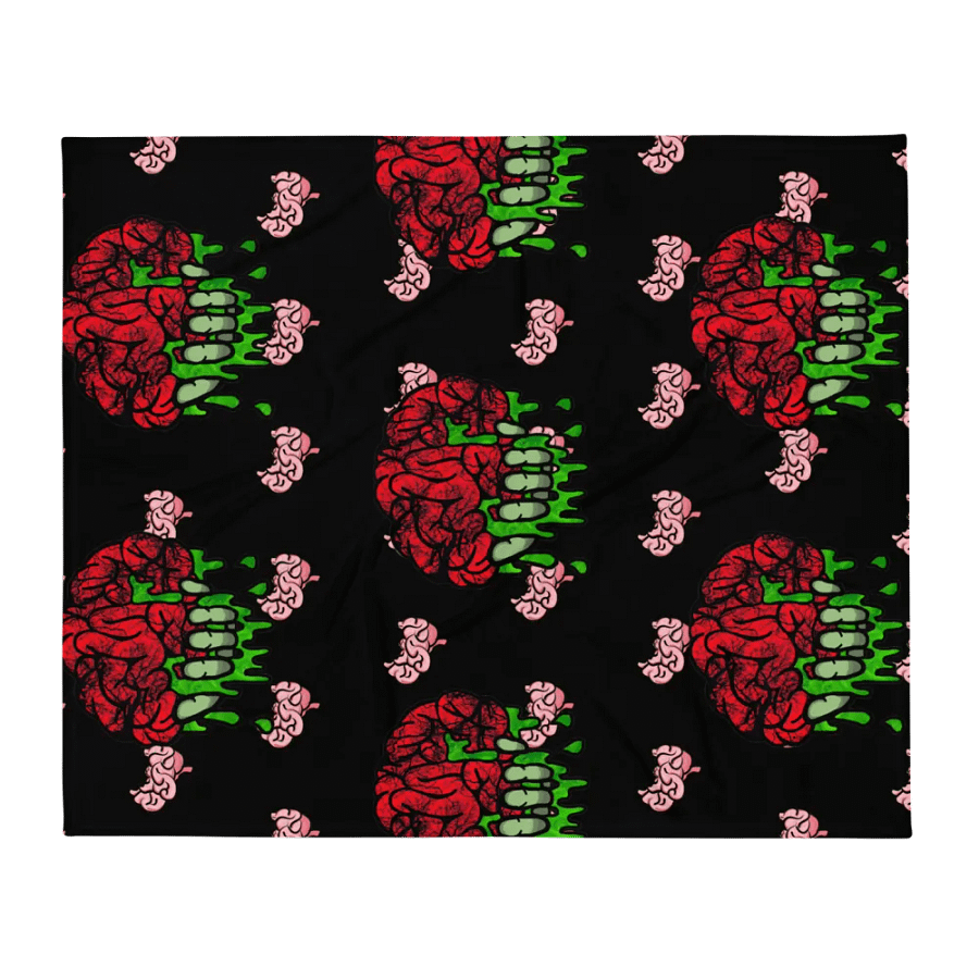 Blooming Brains Throw Blanket product image (2)