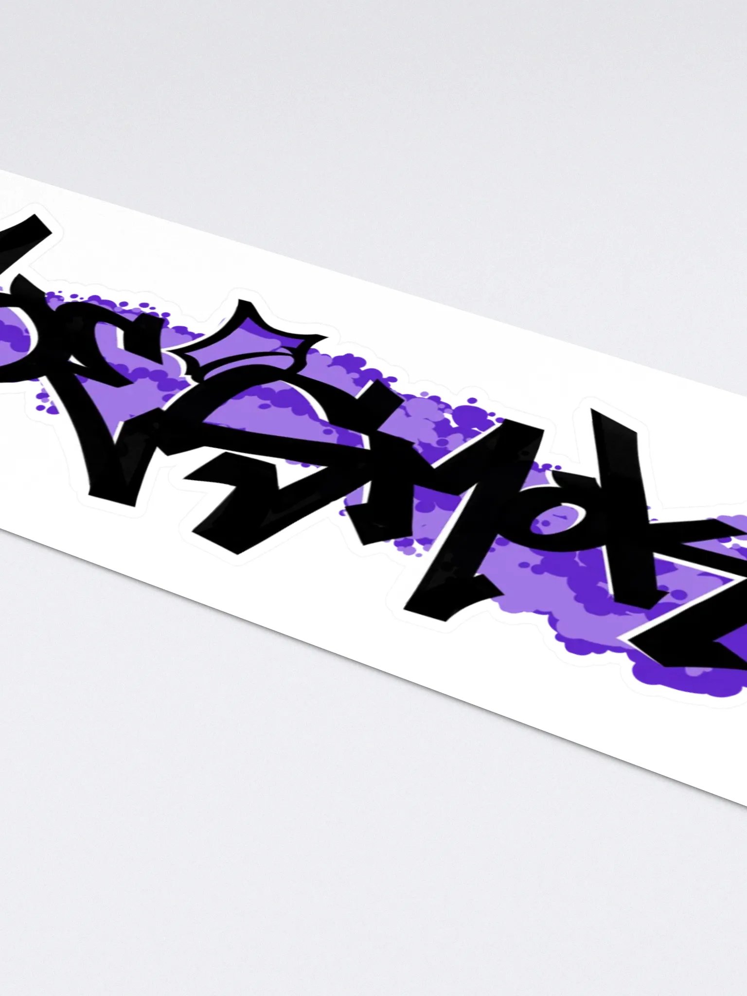 JoeSmoke Graffiti Sticker Purple Splatter product image (4)