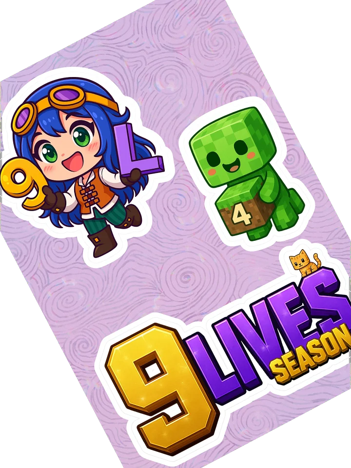 9LS4 Sh4d0wK1tty Sticker Sheet product image (2)