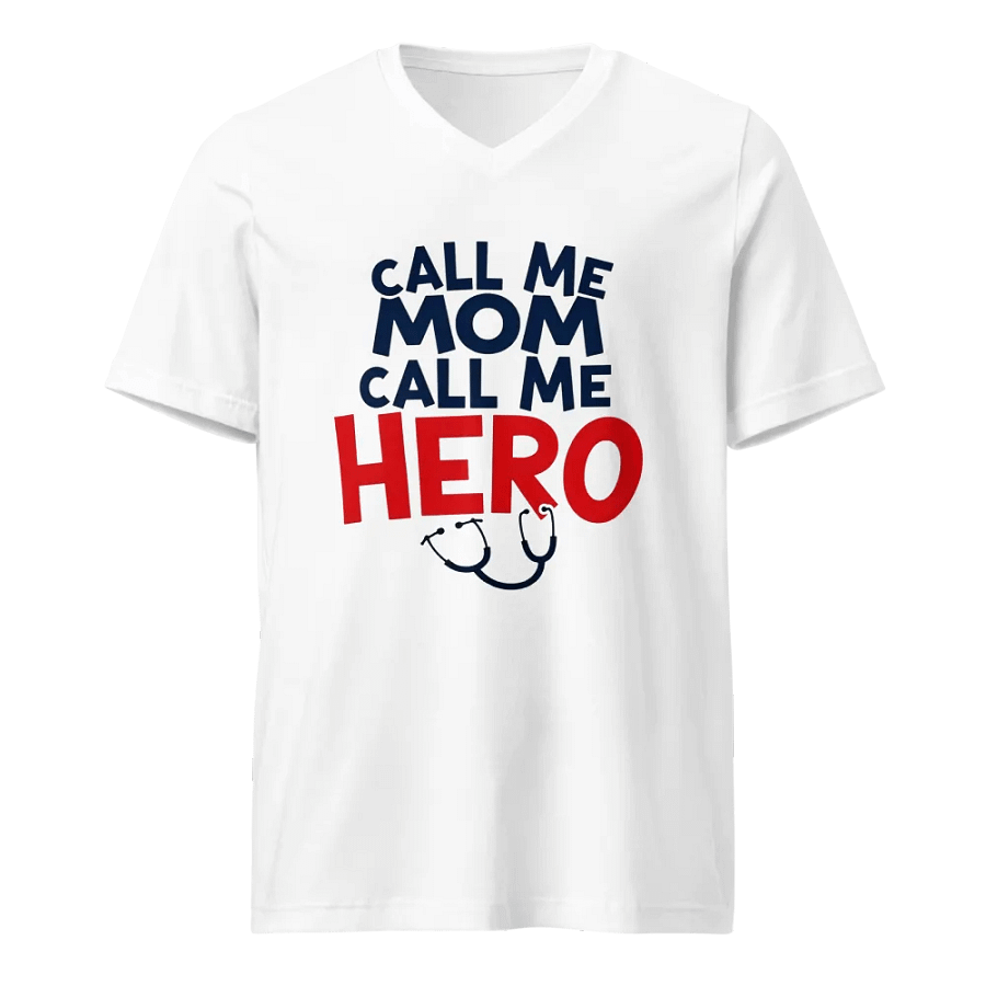 Heroic Mom V-Neck Tee product image (1)