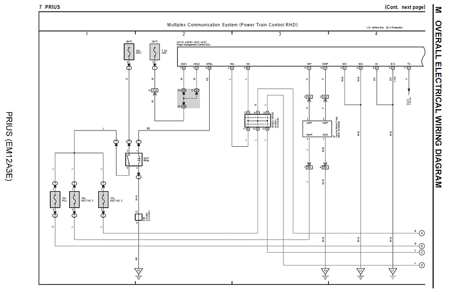 Toyota Prius 2012 Wiring Diagrams product image (2)