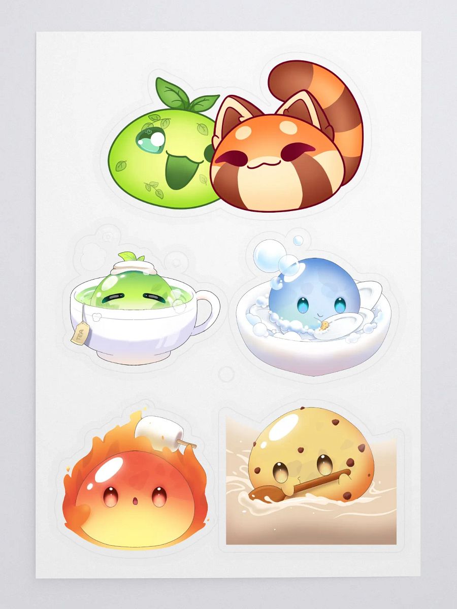 Slime Cafe Sticker Sheet 1 product image (3)