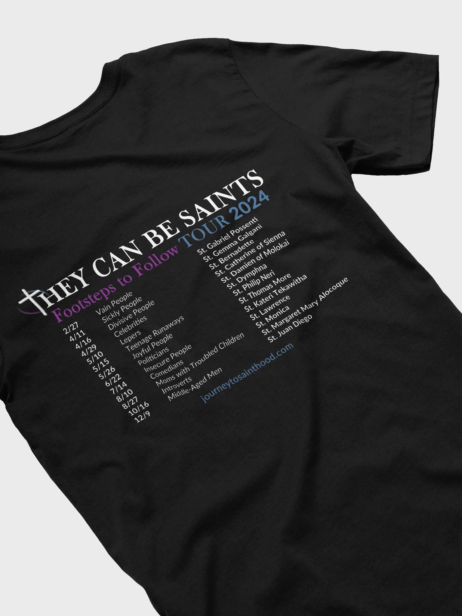 Footsteps to Follow 2024 Tour Shirt product image (1)