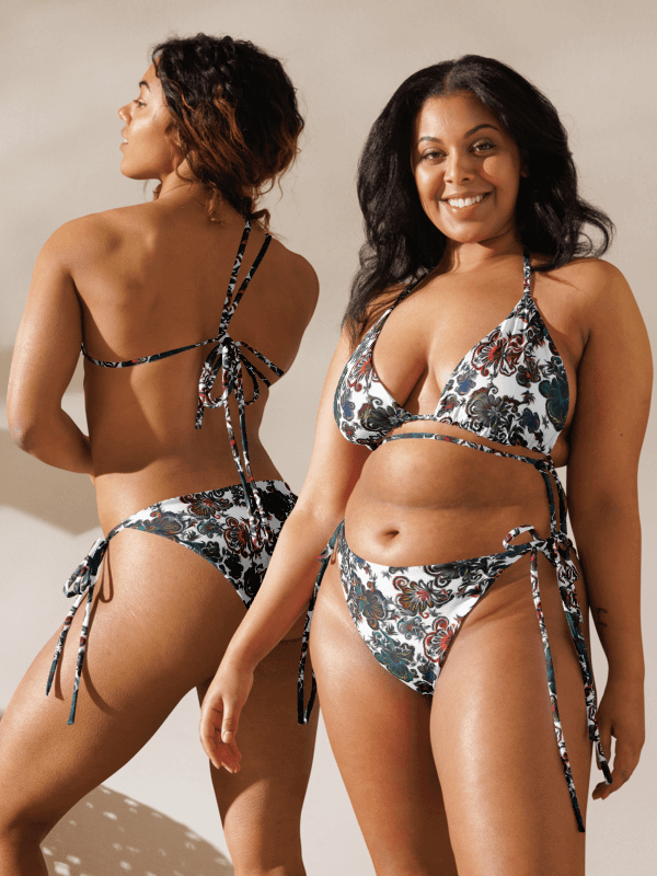 Mysterious Flowers | Recycled String Bikini product image (1)