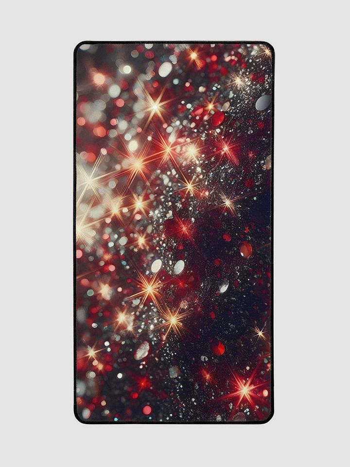 Red & Black Glitter Desk Mat product image (2)