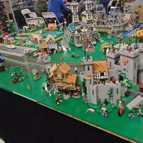 Train Legos #trainshow #OT&WTrainShow #OT&WTrainShow2024 #modelrailroad