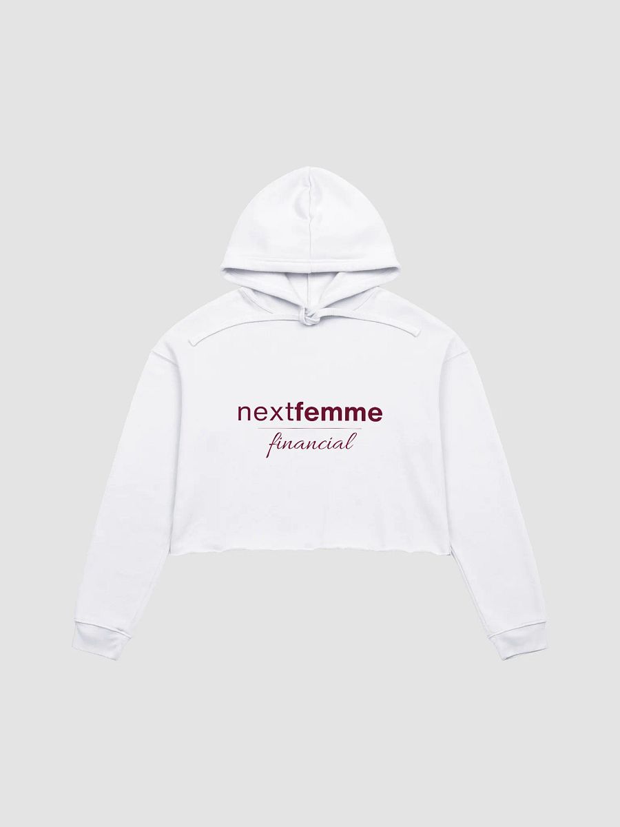 Cozy Crop Hoodie with Maroon Logotype product image (1)