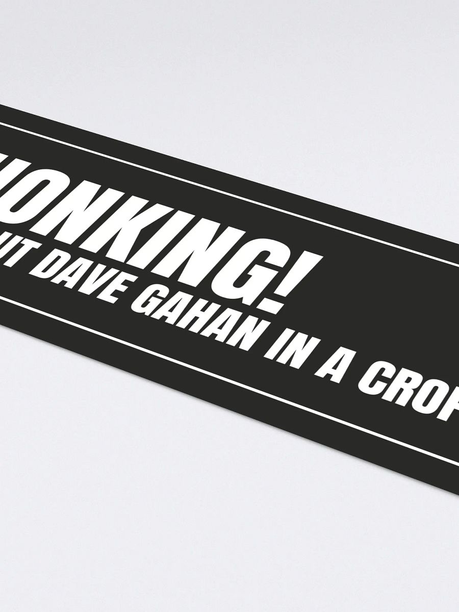 Dave Crop Top Bumper Sticker product image (4)
