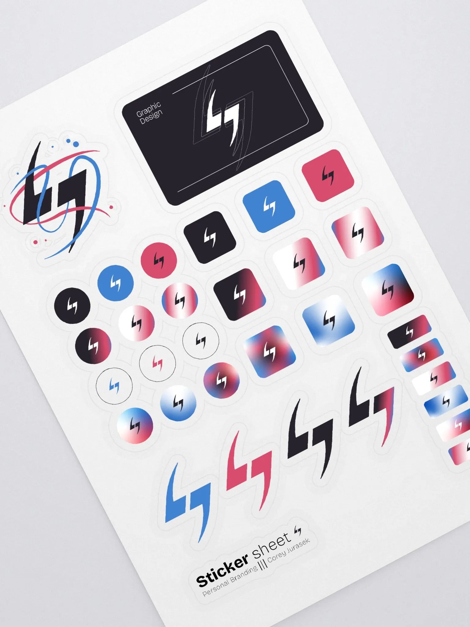 Corey Sticker Sheet product image (1)