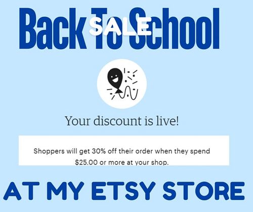 🎉 Back to School Sale Alert! 🎉

Get ready for a successful school year with our amazing deals at Digital Bouteque on Etsy! Sh...