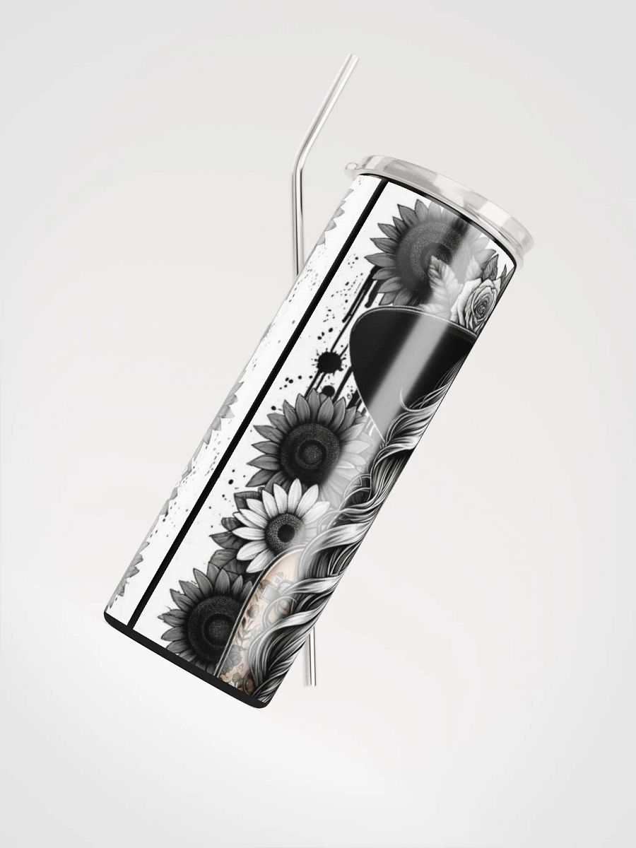 Gothic Glam Collection - Goth Girl Portrait 20 oz Tumbler - Darkly Elegant Drinkware product image (4)