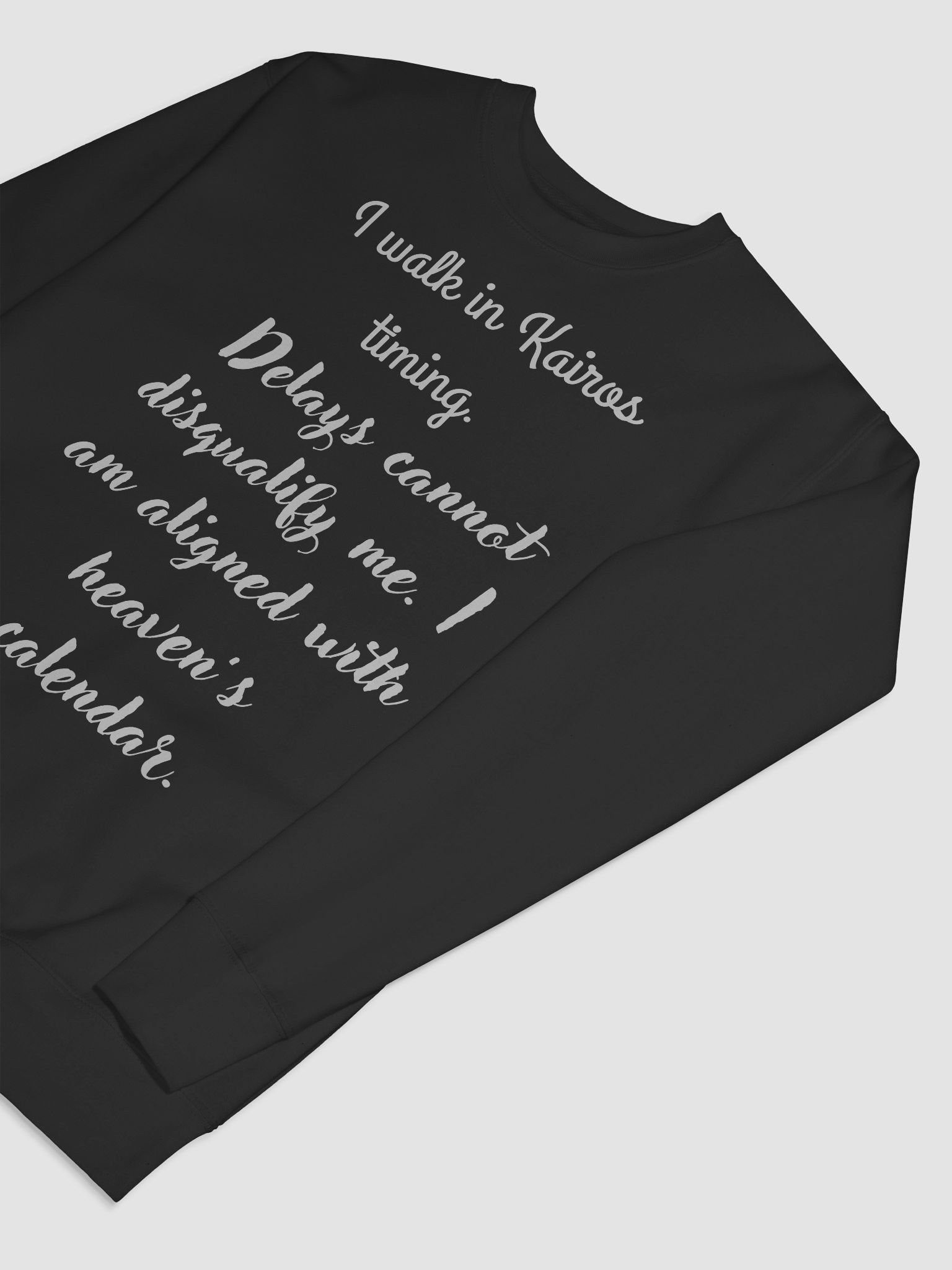 I Walk in Kairos Timing Cotton Heritage Sweatshirt product image (7)