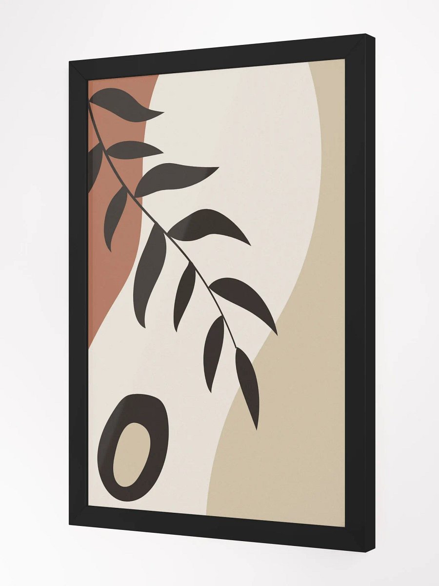 Earthy Leaves Framed Matte Poster product image (7)