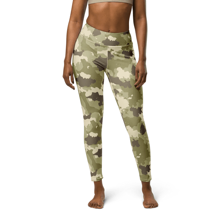 Camouflage Couture High-Waisted Leggings - Desert Tactical Pattern product image (2)