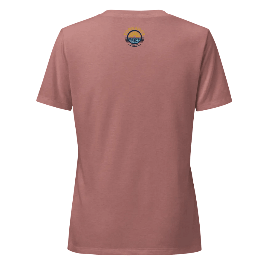 TUSD/CSEA Sun & Waves Women's Relaxed V-Neck T-Shirt product image (9)