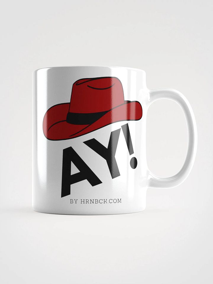 HRNBCK MUG - AY! White Edition One product image (3)